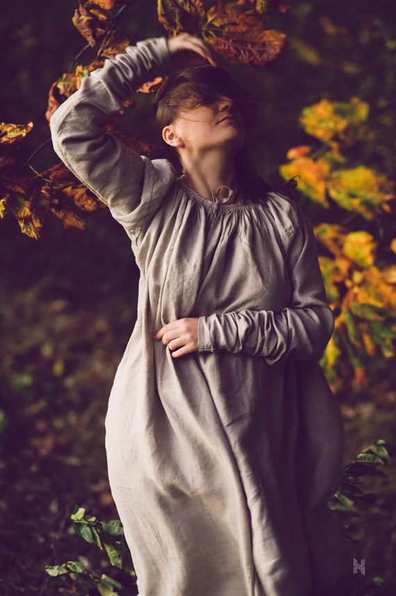 viking linen dress pattern Linen Viking Apron Garb "Ingrid". Available in: green flax linen, blue flax  linen, navy blue flax linen, wine red flax linen, red burgundy flax linen,  black flax linen, natural flax linen, walnut