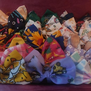 Mystery box of 60 bows for dogs, cats, dog groomers grooming job lot - new designs all the time!