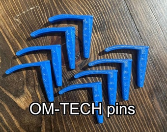 OM Tech Laser pins - set of 8 - 3D printed at 100% infill