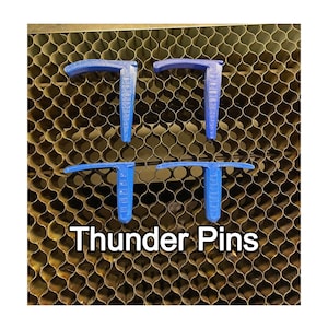 Thunder Laser Honeycomb Pins 100% INFILL, laser pins - Set of 8 - Nova 63, 51, 35, 24 - PETG - strongest pins - 3D printed.