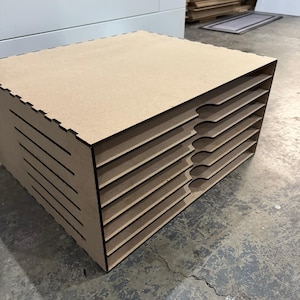 Organisateur d'étagères de rangement de matériel 24 x 20 x 13 po | 6 étagères (7 emplacements)