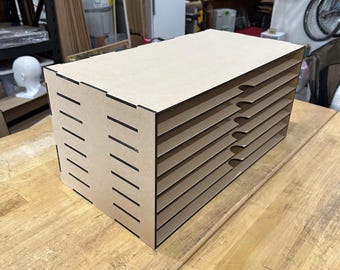 25"x13"x12" Material Storage Shelf Organizer | 6 shelves (7 slots)