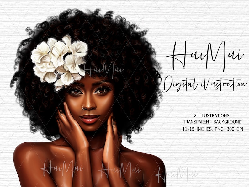 Diva Clipart Fashion Girl Clipart Black Woman Clipart Etsy