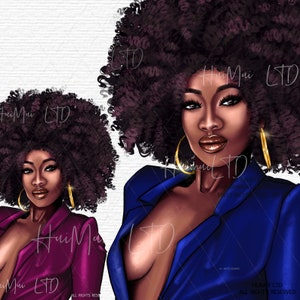 Donna africana png, Black Girl Magic, Clipart donna di moda, Carino afroamericano, scrapbook forniture per la pianificazione digitale, kit adesivo planner