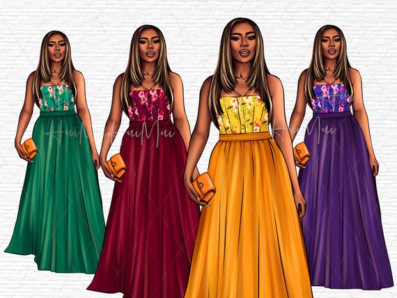 formal dress clipart Madison Strapless Slinky Maxi Dress / Purple | MESHKI main image 0