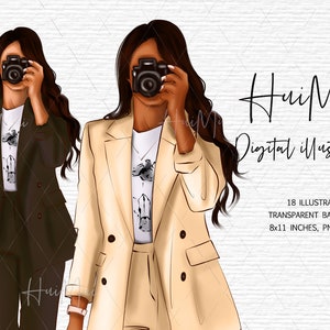 Girl boss clipart, Boss lady clipart, Black woman clipart, Fashion clipart girl, Black girl clipart, Black women clipart