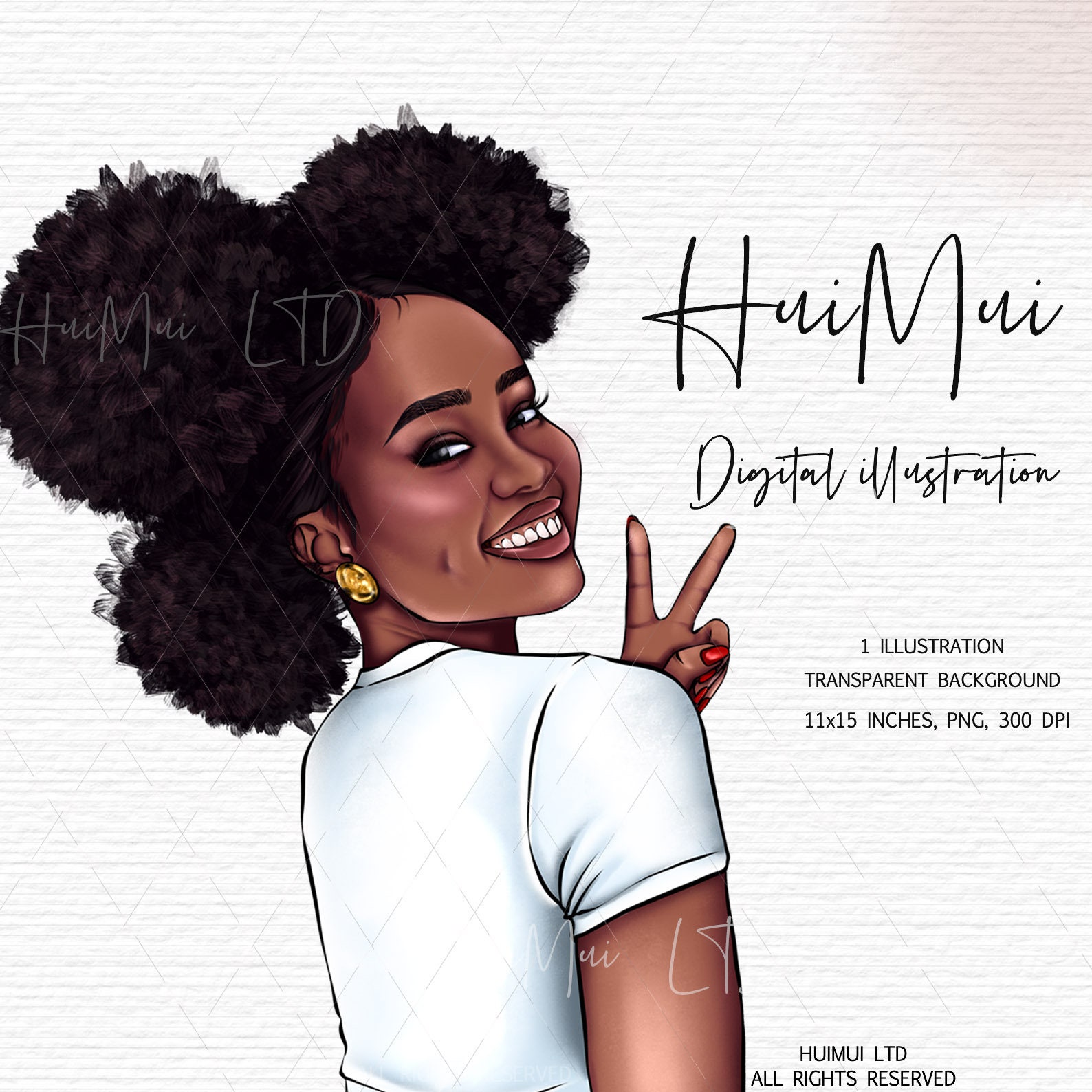 Black Woman Clipart, Illustration Girl Clipart, Black Girl Clipart ...