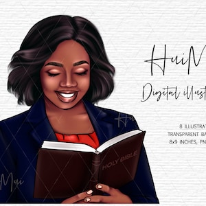Church lady clipart, Bible religious png, Mature woman praying, Mature lady clipart, Fashion lady clipart, African American clipart