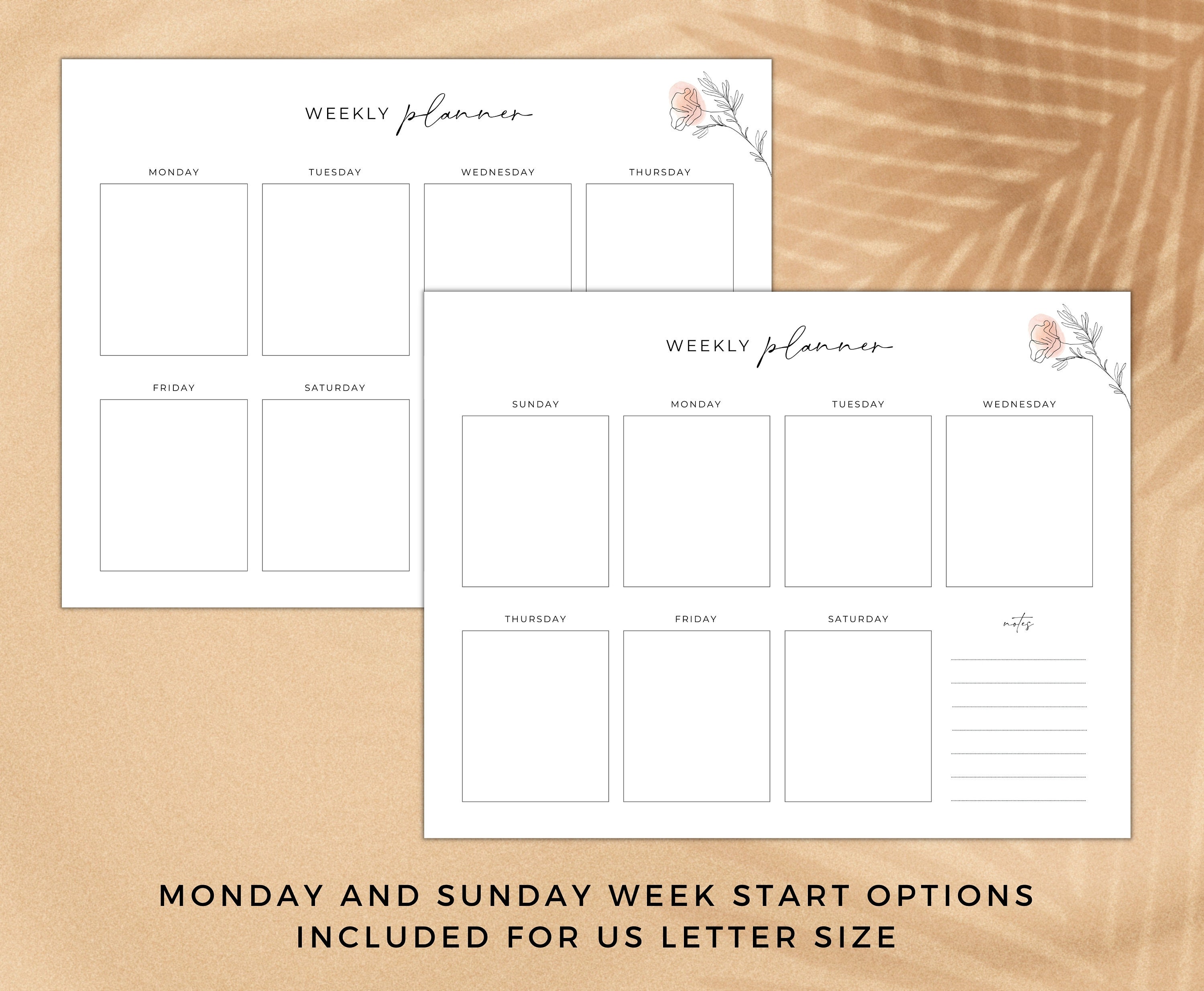 simple-weekly-desk-planner-printable-pdf-etsy