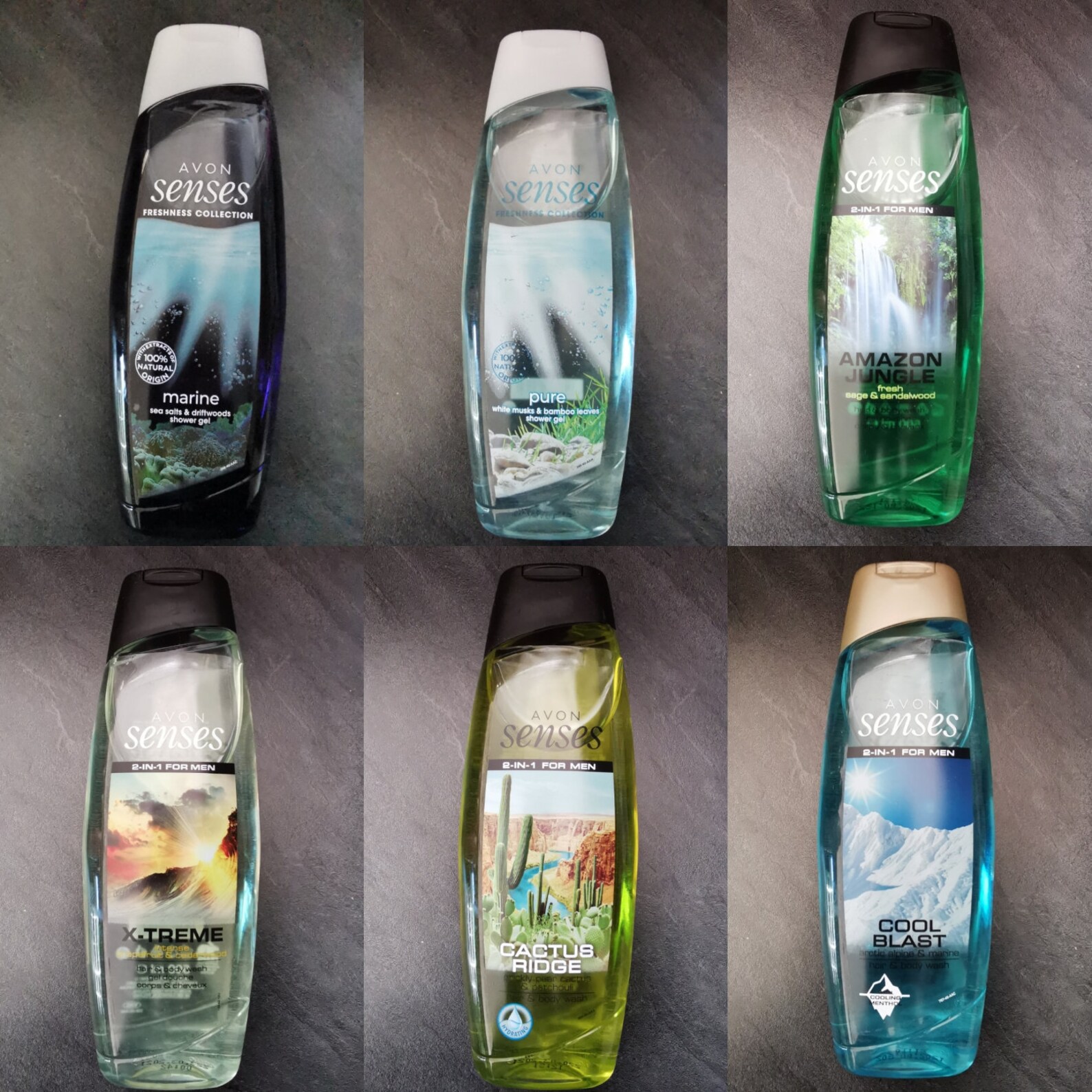 Avon Senses men's shower gel 500ml Etsy