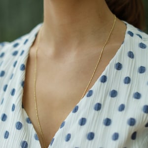 Long thin chain hot sale