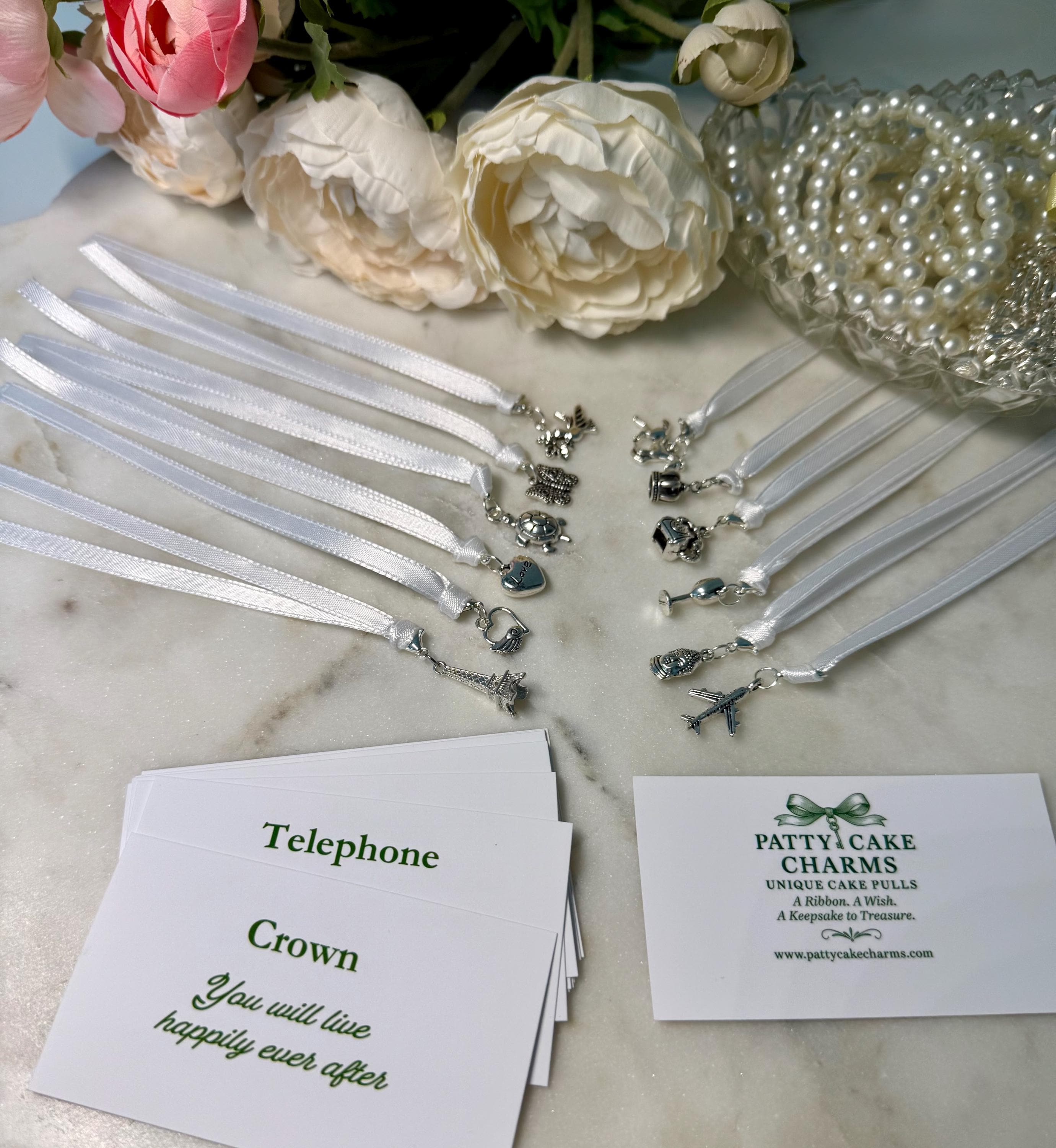 Victorian Keepsake Cake Pull Charms
