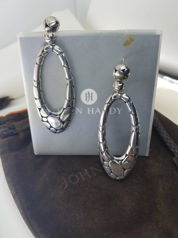 Refurbished John Hardy Silver Earrings Kali Collec