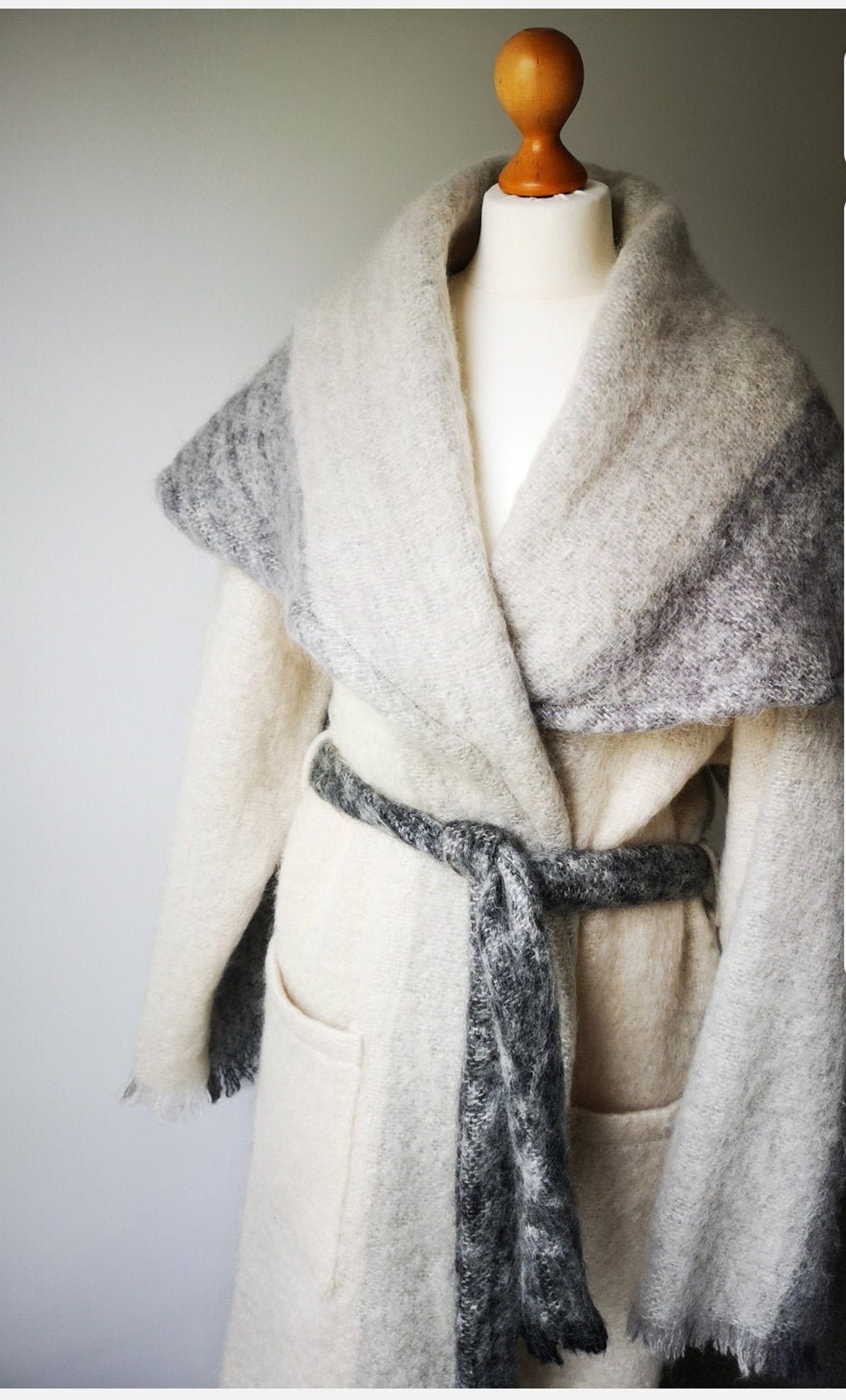 Handmade bespoke beautiful mohair coat Etsy