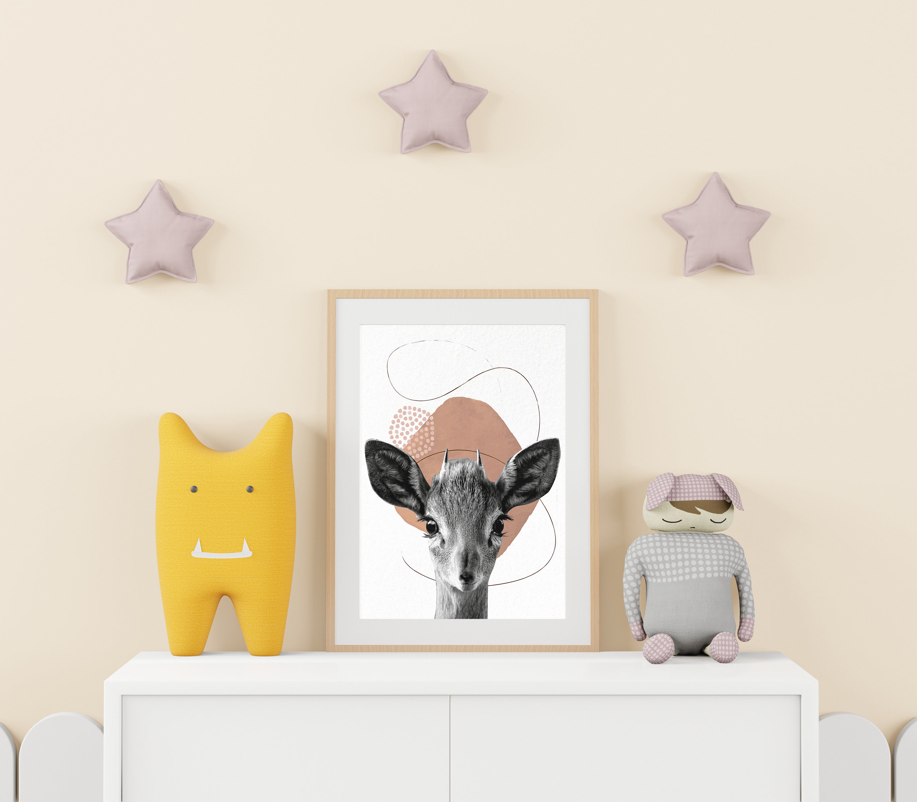 Dik-dik Poster druckbare süße Tier Wand Dekor Kunst | Etsy