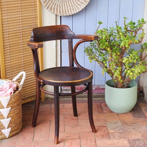 Antique Bentwood Carver Chair