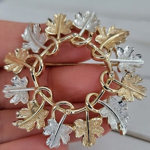 1950s Sarah Coventry fall leaf pin, designer brooch,Sarah Cov silver tone maple leaf jewelry brooch,sarah coventry pin