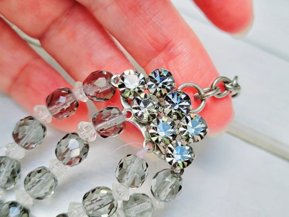 Stunning Sparkly Austrian crystal beaded choke, i… - image 4