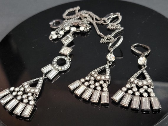 Givenchy earrings hot sale and necklace set