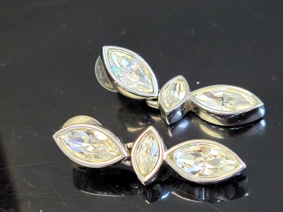 SAL dangle crystal earrings, swarovski crystal ea… - image 10