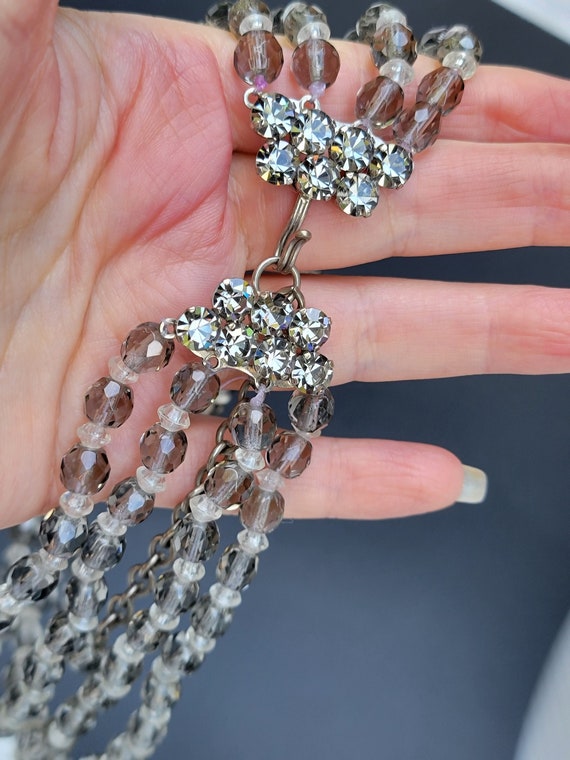 Stunning Sparkly Austrian crystal beaded choke, i… - image 5