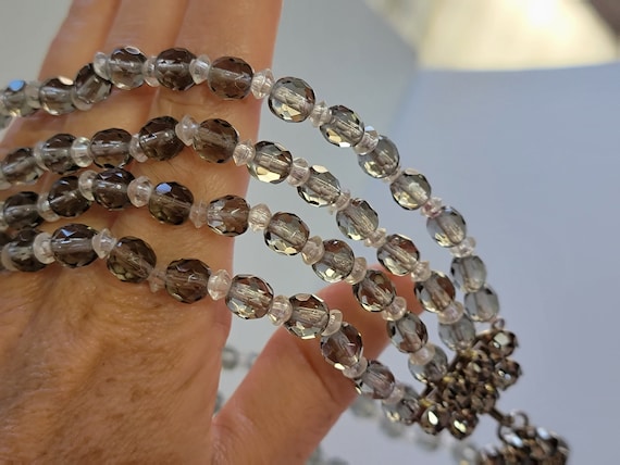 Stunning Sparkly Austrian crystal beaded choke, i… - image 10