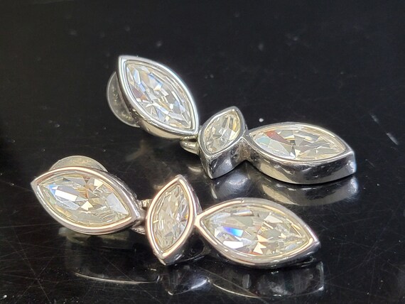 SAL dangle crystal earrings, swarovski crystal ea… - image 8