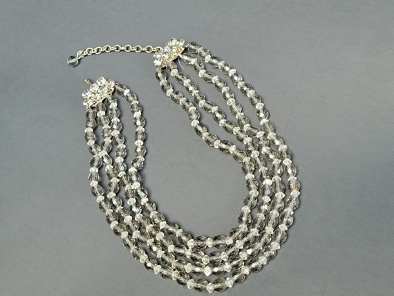 Stunning Sparkly Austrian crystal beaded choke, i… - image 8