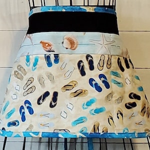 Flip Flops Server Half Apron: Waitress Teacher Vendor Work Apron