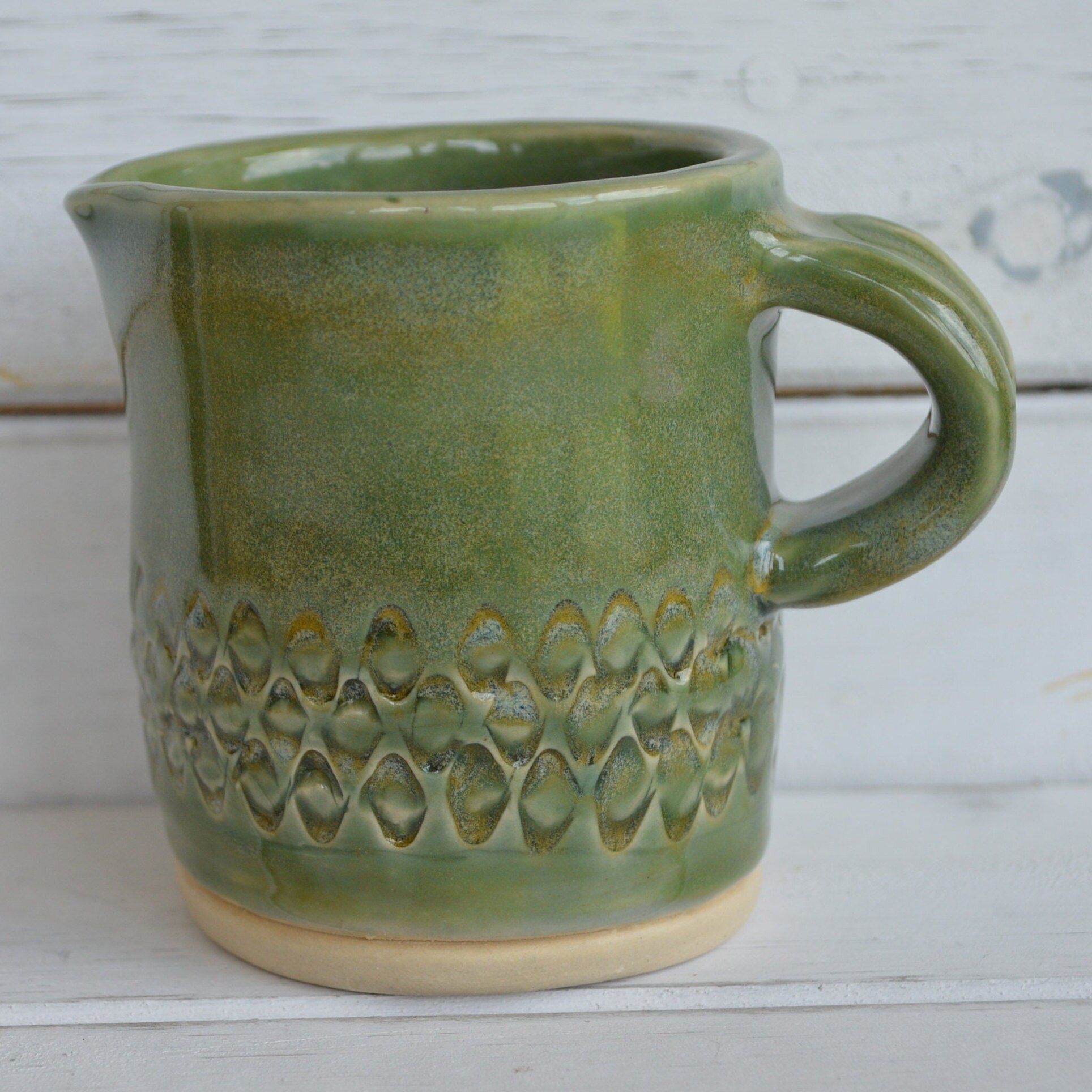 Ceramic Creamer Farmhouse Kitchen Tableware Ceramic Milk Etsy