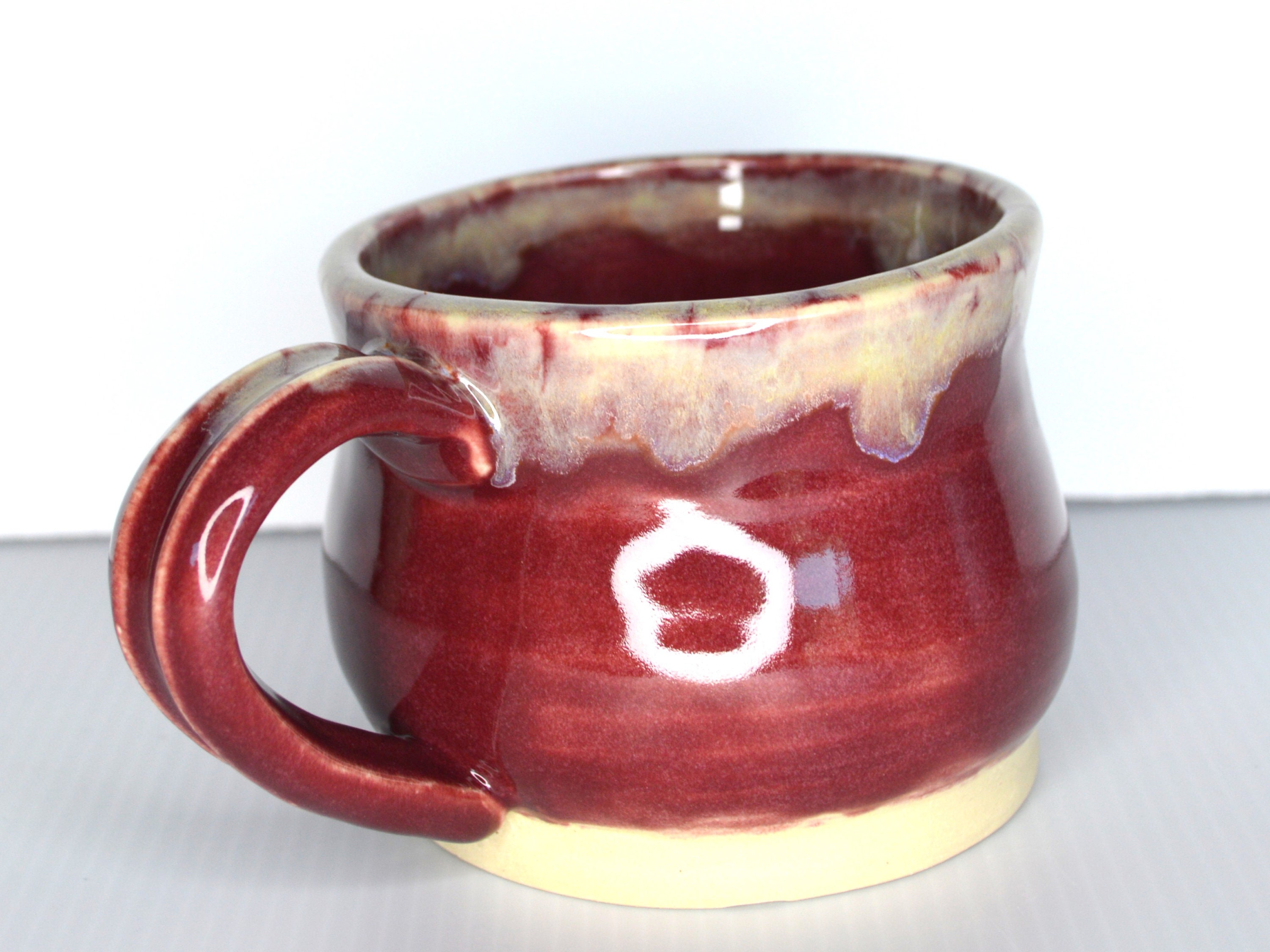 Pottery Mug Pottery Mugs Pottery Coffee Mugs Jumbo Mug Big Etsy