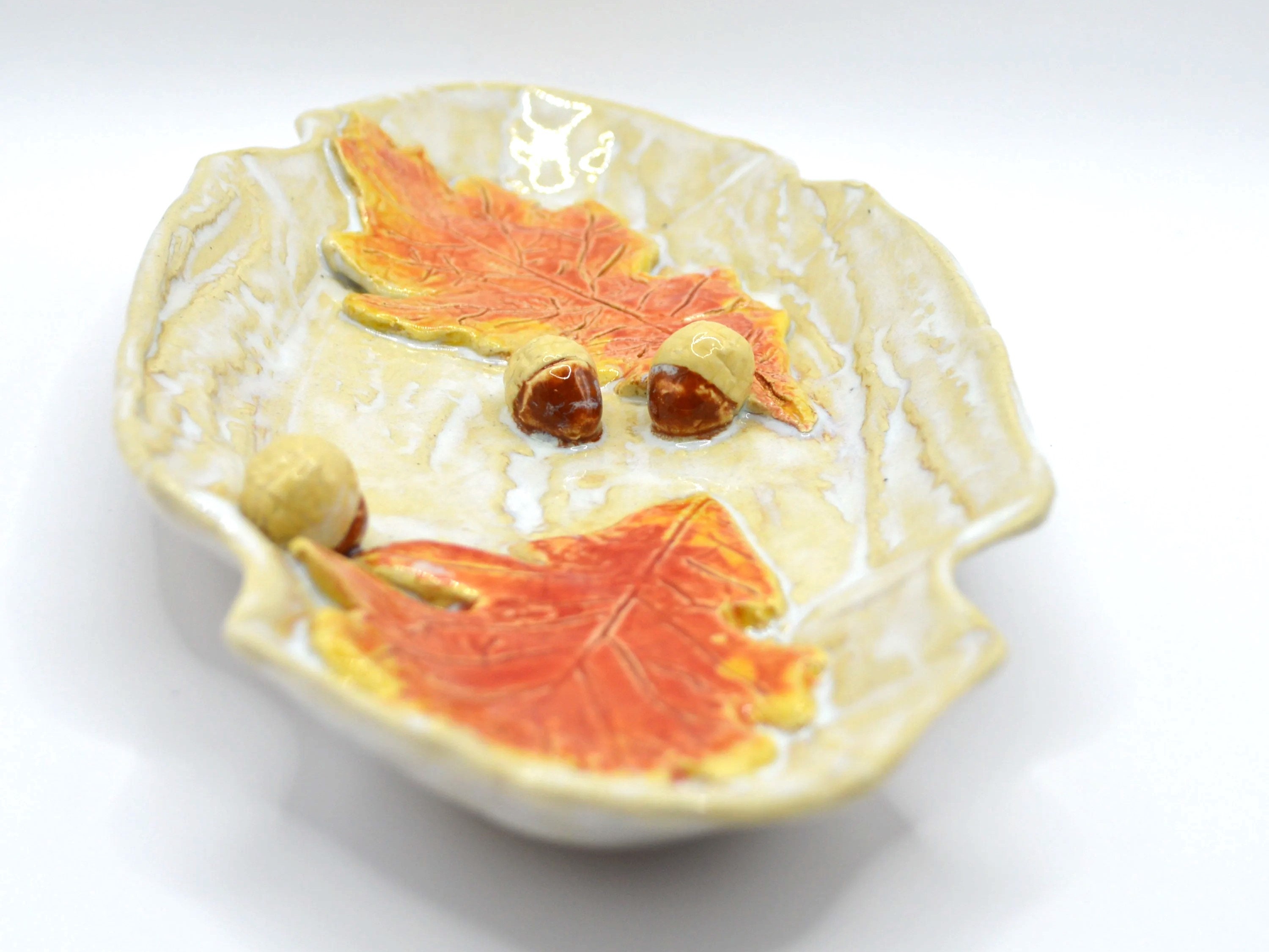 Ceramic Plate Spoon Rest Tray Fall Decor Autum Decor Boho Etsy