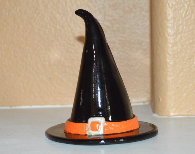 Small Pottery Witch Hat Halloween Décor Stoneware Fall - Etsy
