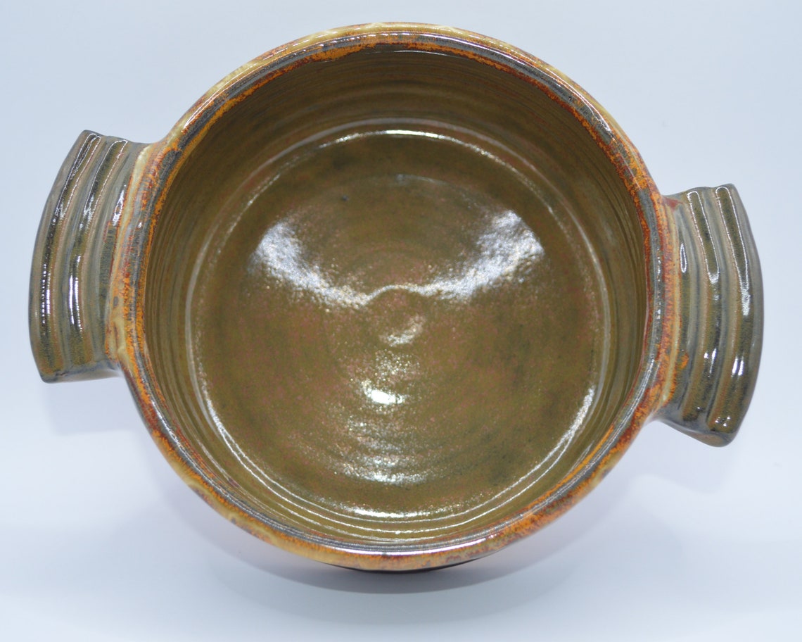 Ceramic Bowl Ceramic Oval Bowl Ceramic Bowl With Handles Etsy