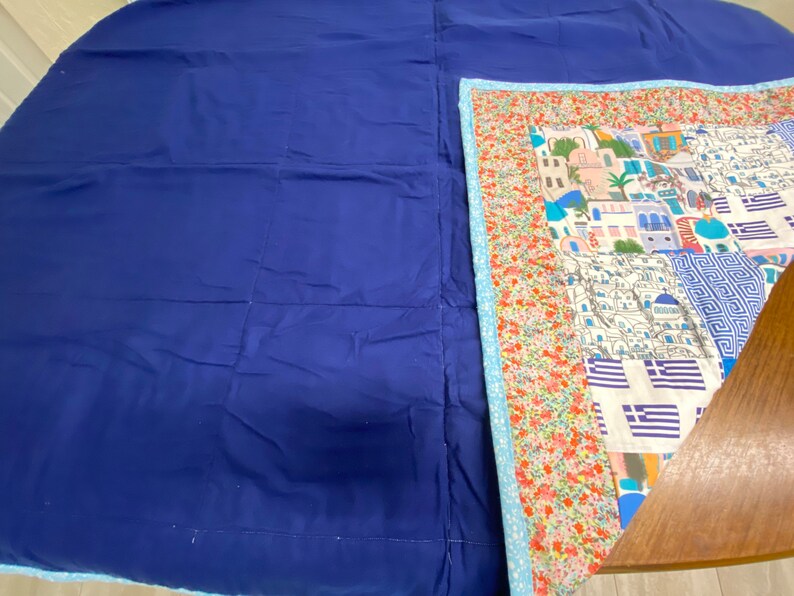 Greece Handmade Quilt Etsy