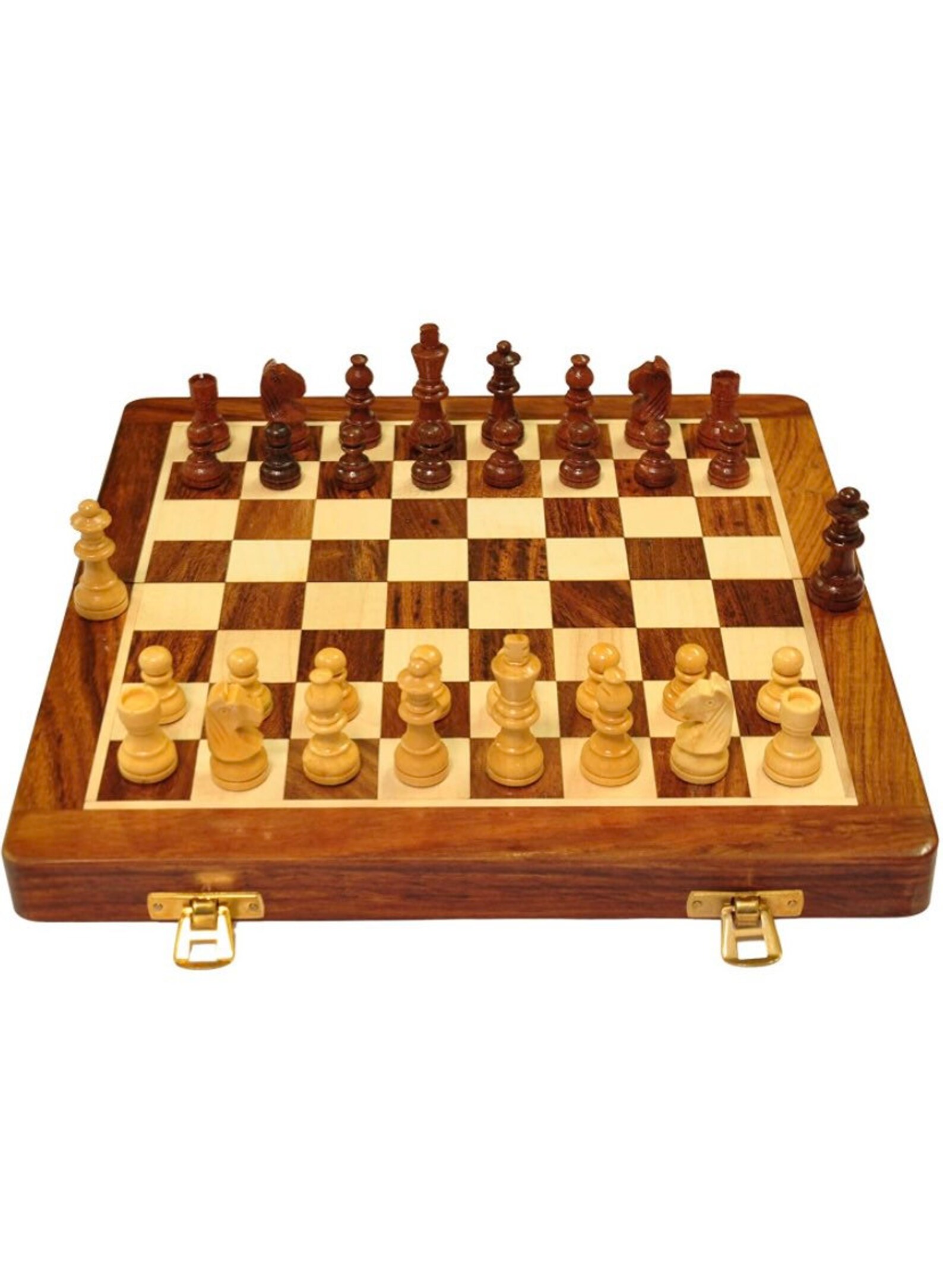Premium Quality Best Folding Handmade Wooden Chess Board Set Etsy