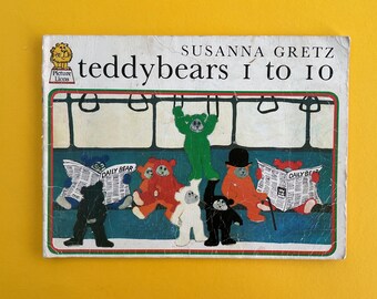 Teddybears 1 to 10 by Susanna Gretz - Picture Lions - Etsy