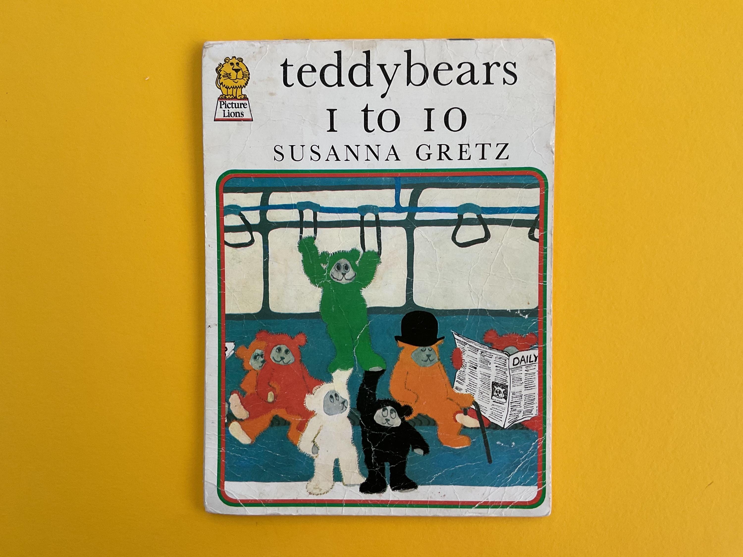 Teddybears 1 to 10 by Susanna Gretz - Picture Lions - Etsy