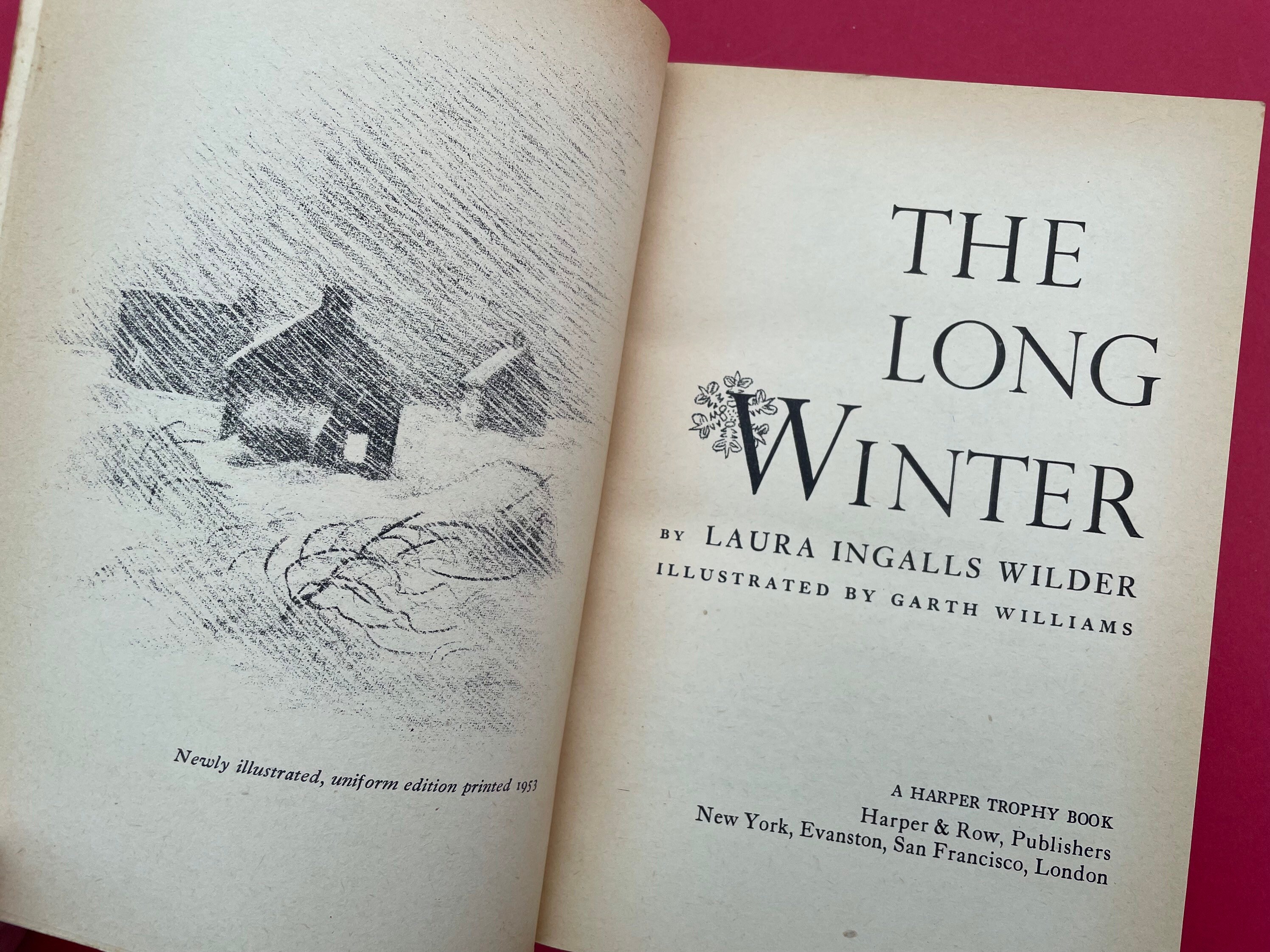Newbery Honor Paperback "The Long Winter" By Laura Ingalls Wilder - Foto 6