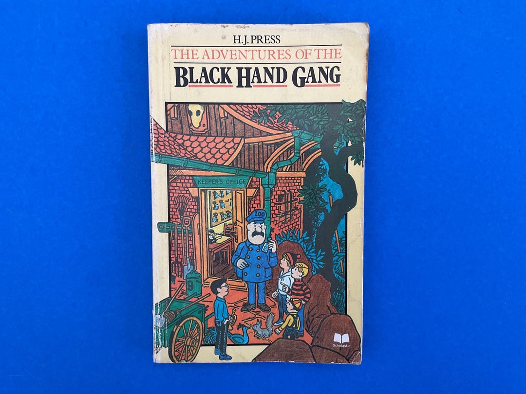 The Adventures of the Black Hand Gang by H.J. Press - Scholastic Books - Etsy