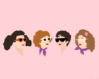 LIMITED OFFER | Pink Ladies | instant download | digital movie art