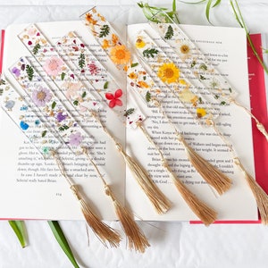 Poppy Flower Bookmark Pressed Flower Bookmark TRANSPARENT, Dried Flower,  Gift, Dried Flower, Poppy Bookmark, Poppy Bookmark 