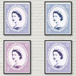 QUEEN ELIZABETH II | art prints | instant download