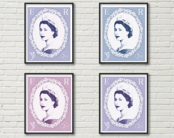 QUEEN ELIZABETH II | art prints | instant download