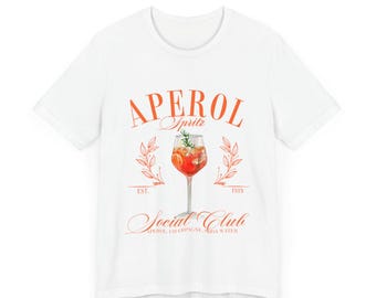 Aperol Spritz t shirt cocktail summer tee