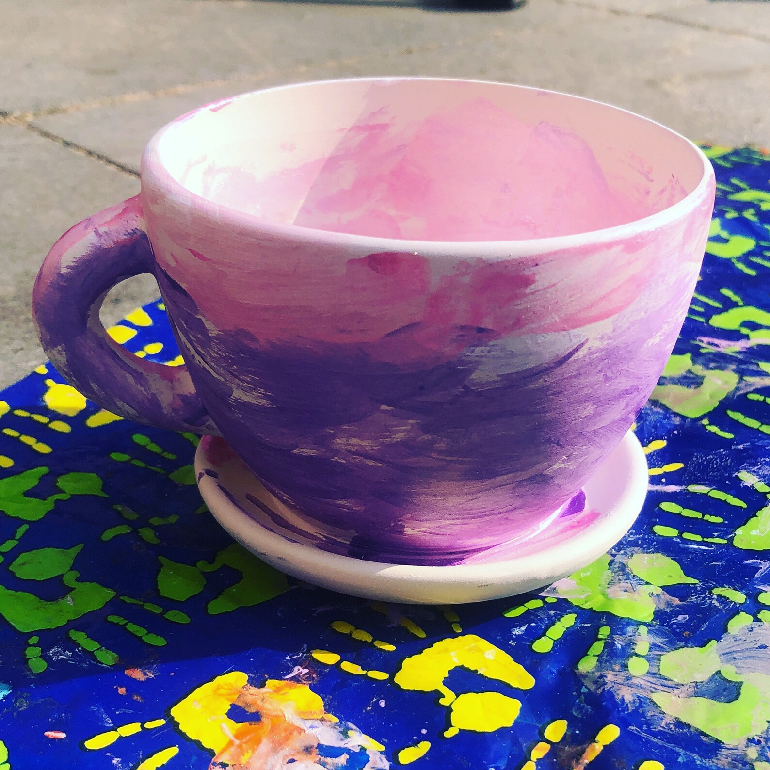 Paint your own teacup craft kit.diy kit. For adults/ children Etsy