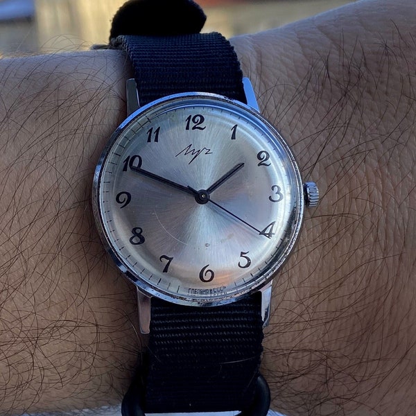 Vintage watch made by USSR "Luch" model "ultrathin" "Луч" made in the 1960s