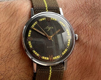 Vintage USSR watch &quot;Luch&quot; &quot;Luch&quot; unisex watch model &quot;de luxe&quot;