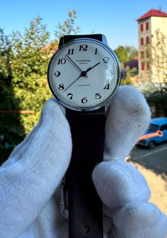 CARDINAL rare USSR vintage watch from 1970s - image 10