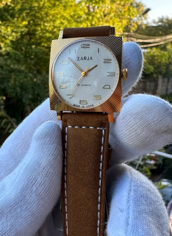 Unisex USSR watch "ZARJA" "Заря", original vintag… - image 10